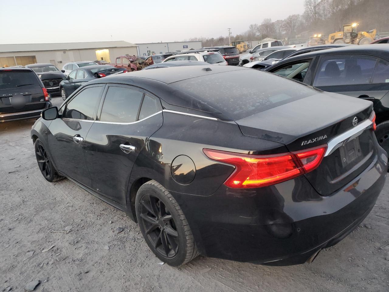 2018 Nissan Maxima 3.5s Черный vin: 1N4AA6APXJC374945