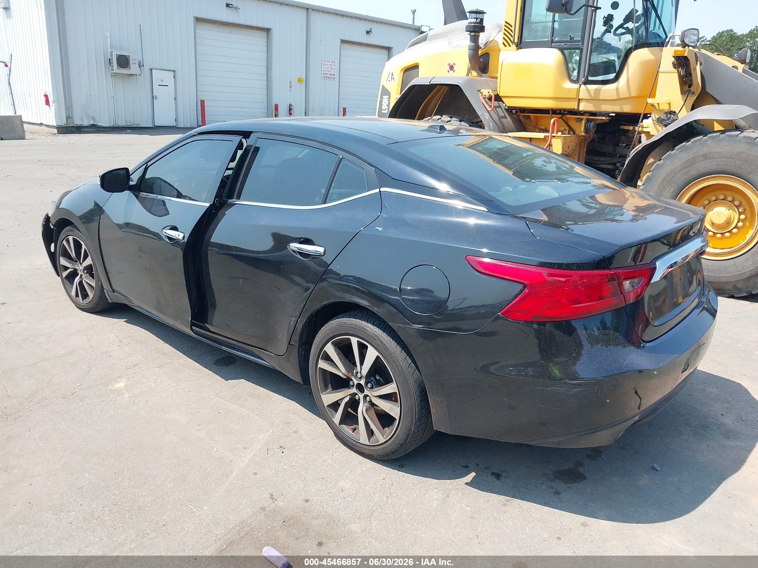 2018 Nissan Maxima 3.5 Sl Black vin: 1N4AA6APXJC383905