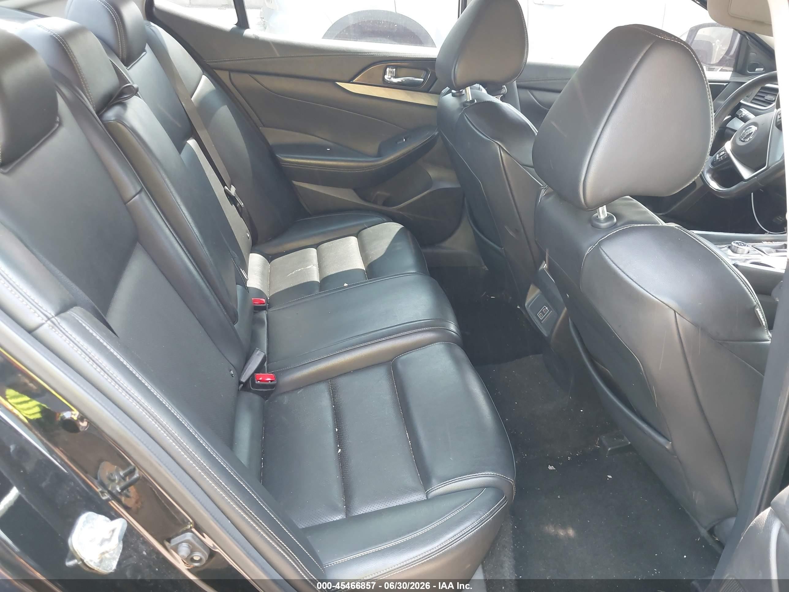 2018 Nissan Maxima 3.5 Sl Black vin: 1N4AA6APXJC383905