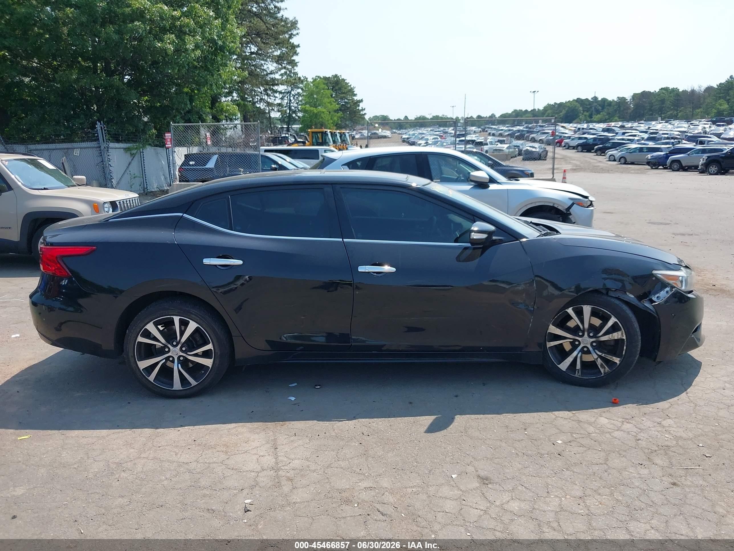 2018 Nissan Maxima 3.5 Sl Black vin: 1N4AA6APXJC383905