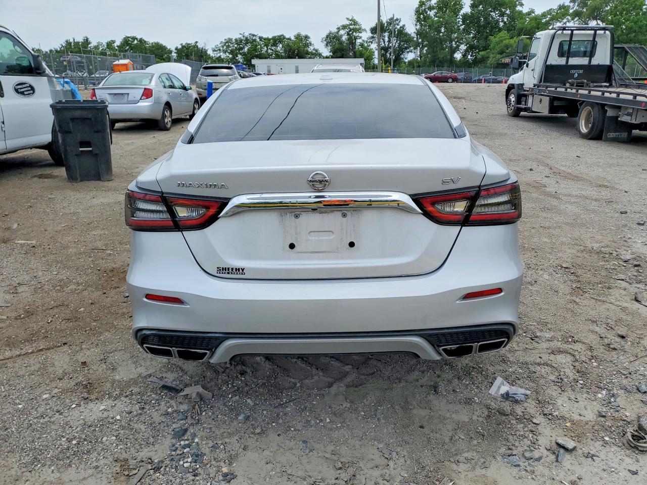 2019 Nissan Maxima 3.5 Sv Silver vin: 1N4AA6AV0KC360813