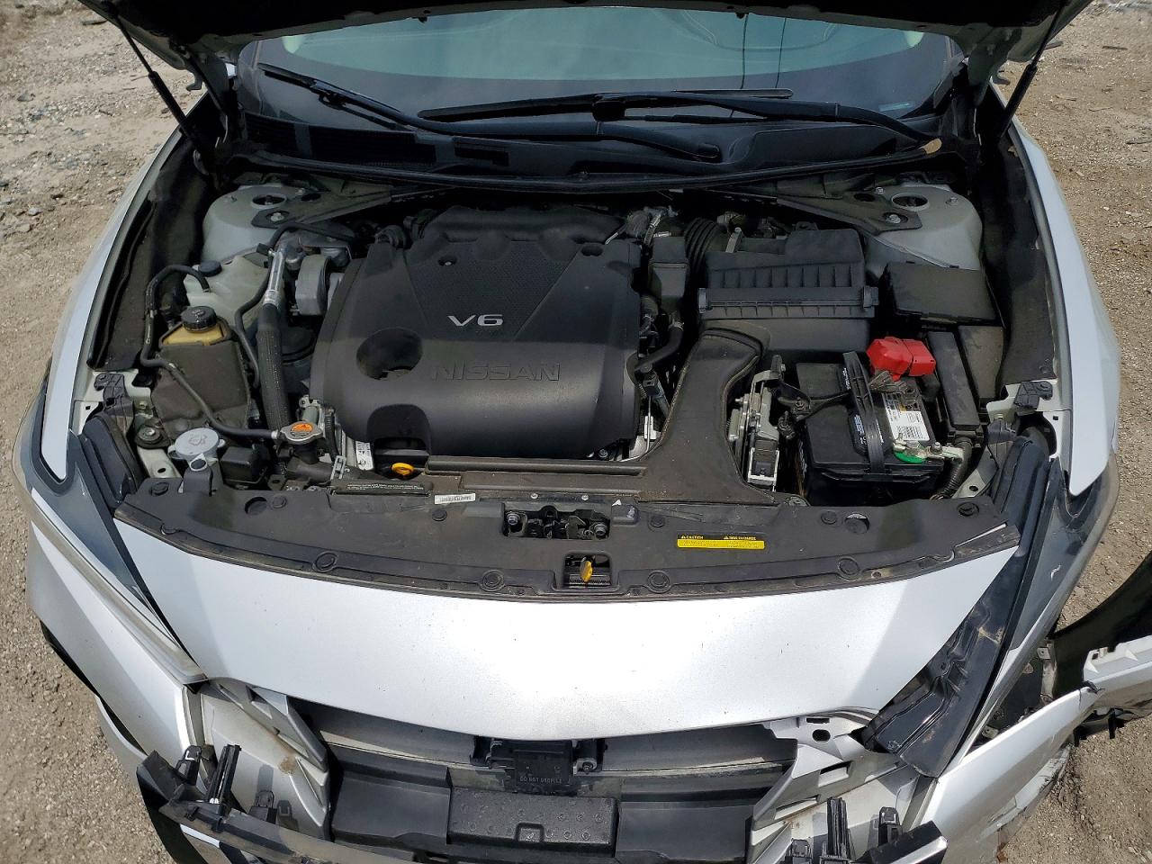 2019 Nissan Maxima 3.5 Sv Silver vin: 1N4AA6AV0KC360813