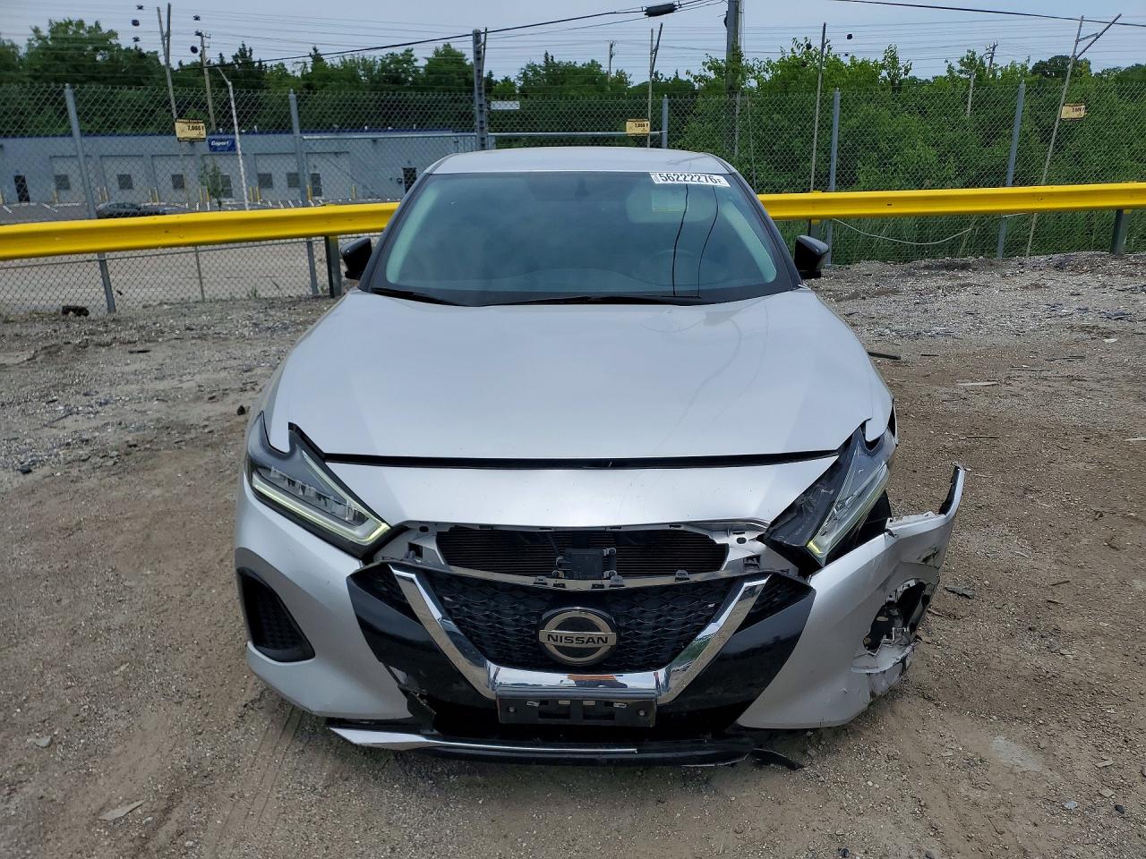 2019 Nissan Maxima 3.5 Sv Silver vin: 1N4AA6AV0KC360813