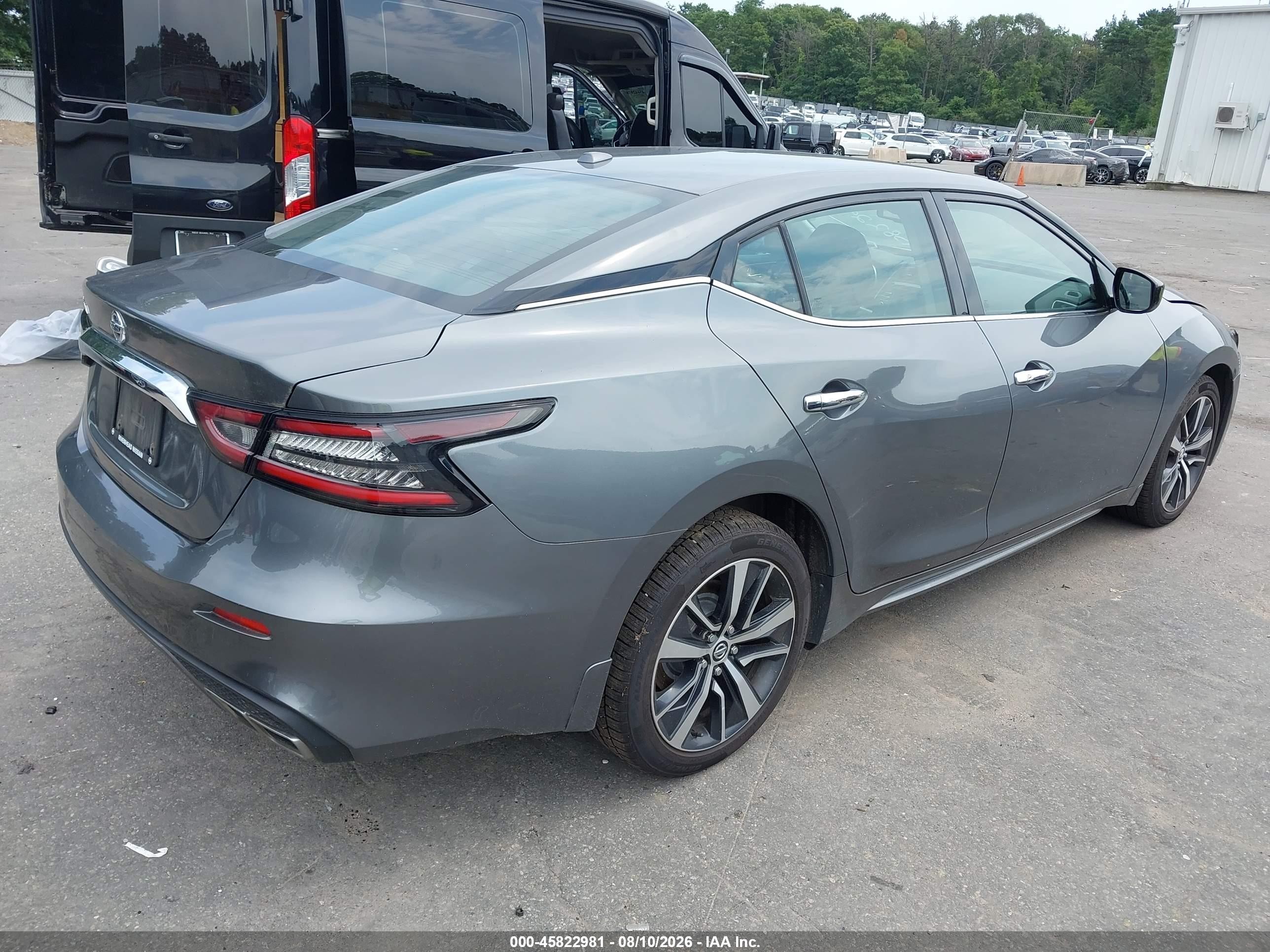 2019 Nissan Maxima 3.5 S Gray vin: 1N4AA6AV5KC365716