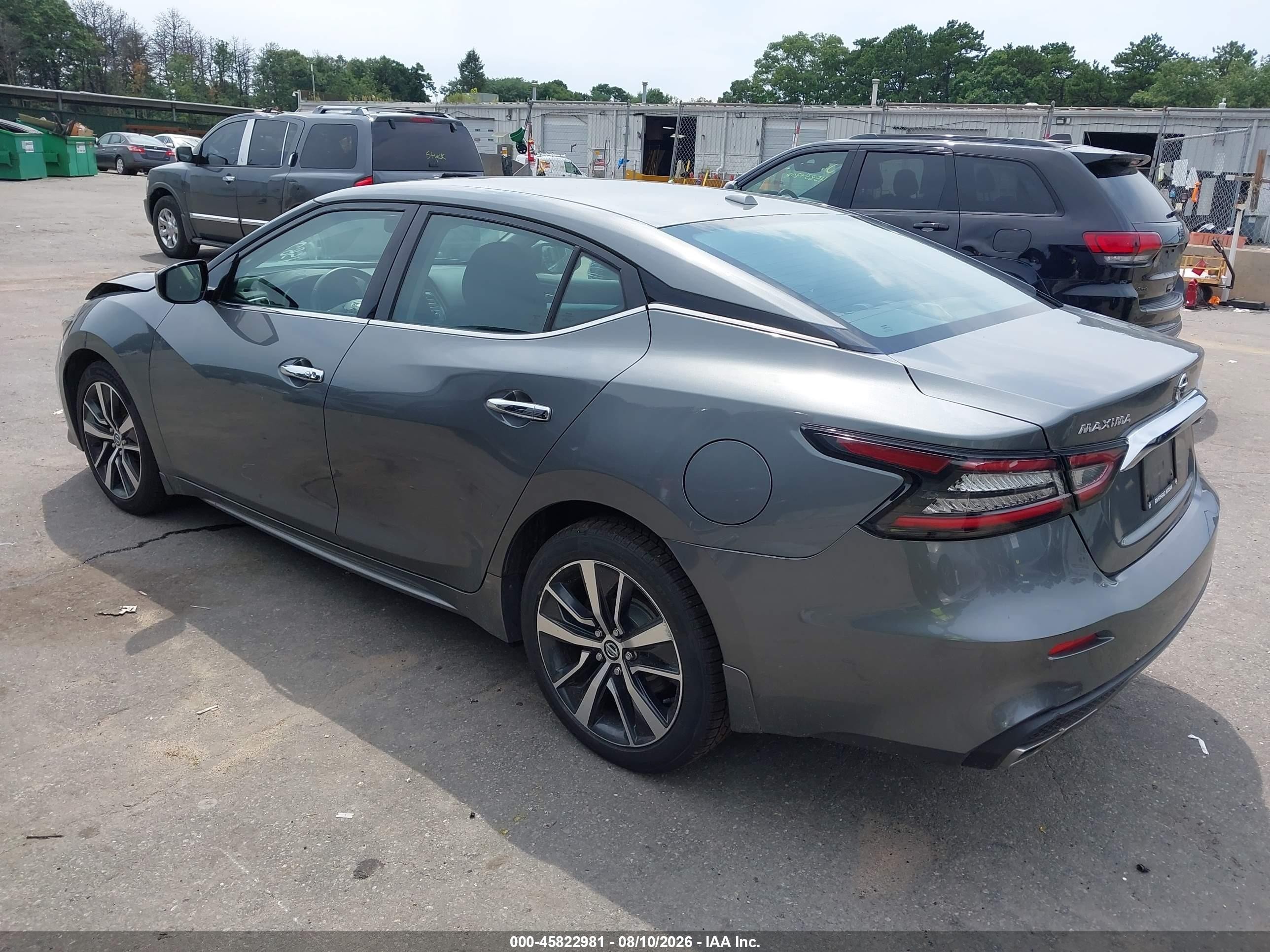 2019 Nissan Maxima 3.5 S Gray vin: 1N4AA6AV5KC365716
