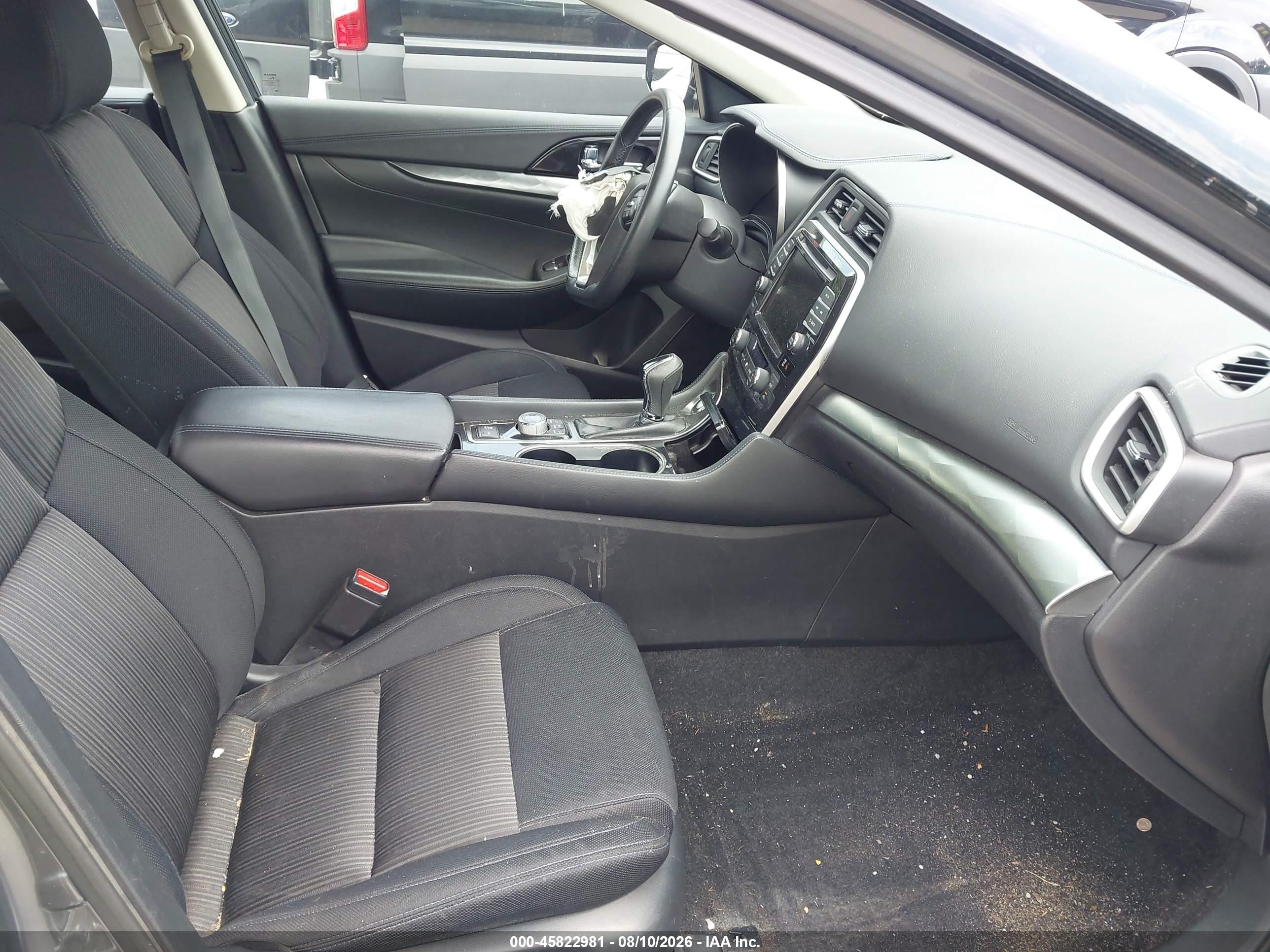 2019 Nissan Maxima 3.5 S Gray vin: 1N4AA6AV5KC365716