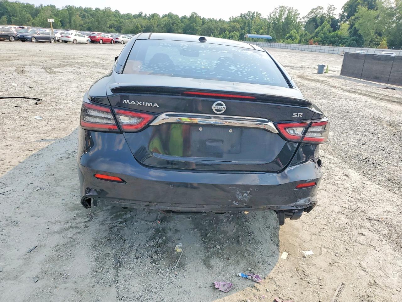 2019 Nissan Maxima 3.5 Sr Black vin: 1N4AA6AV8KC376841
