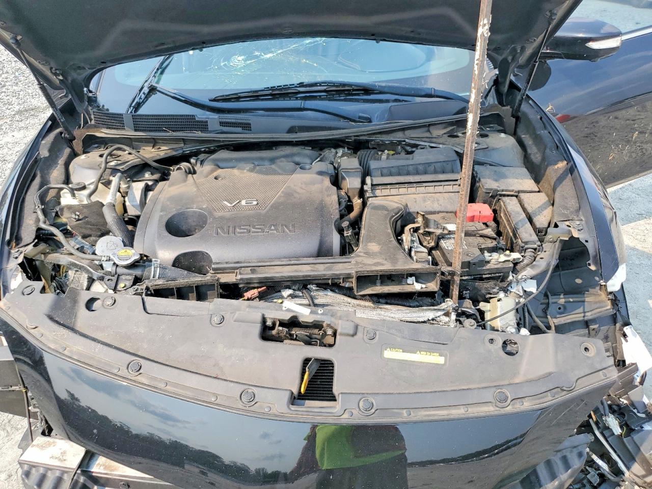 2019 Nissan Maxima 3.5 Sr Black vin: 1N4AA6AV8KC376841