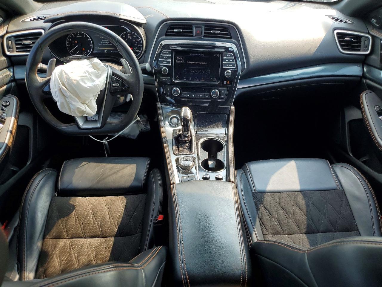 2019 Nissan Maxima 3.5 Sr Black vin: 1N4AA6AV8KC376841