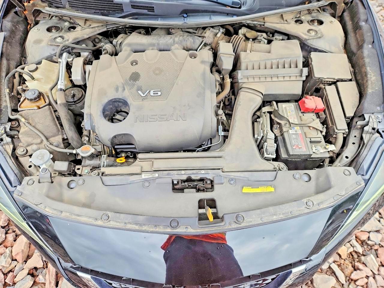 2019 Nissan Maxima 3.5 Sl Black vin: 1N4AA6AV8KC377858