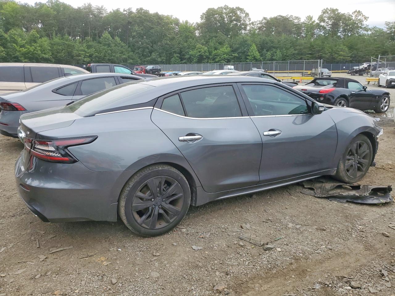 2019 Nissan Maxima 3.5 Sv Gray vin: 1N4AA6AVXKC361841