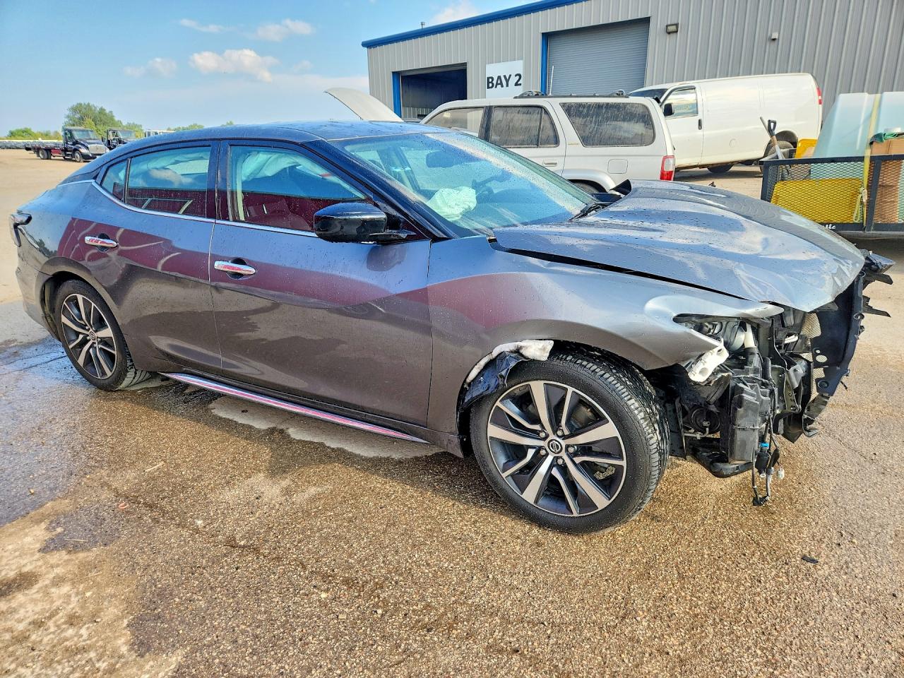 2020 Nissan Maxima S Gray vin: 1N4AA6BV5LC374707