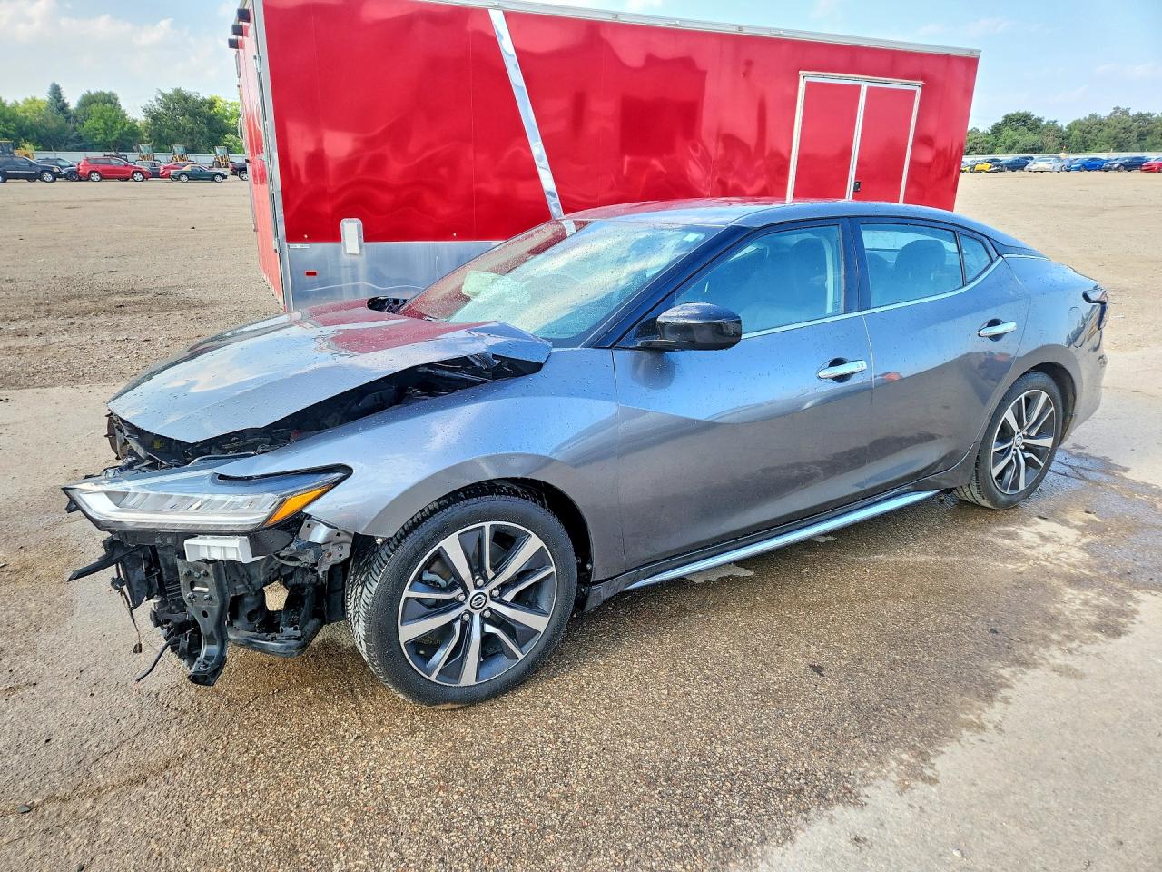 2020 Nissan Maxima S Gray vin: 1N4AA6BV5LC374707