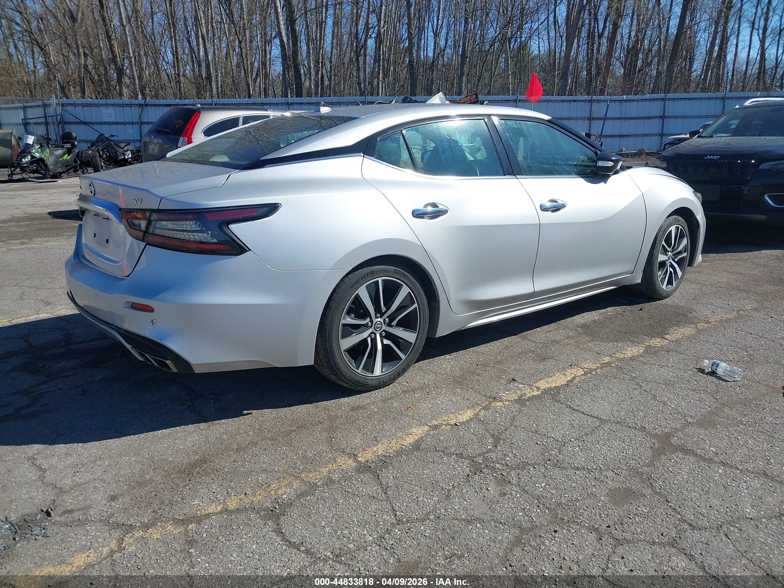2021 Nissan Maxima Sv Xtronic Cvt Серебряный vin: 1N4AA6CV1MC513862