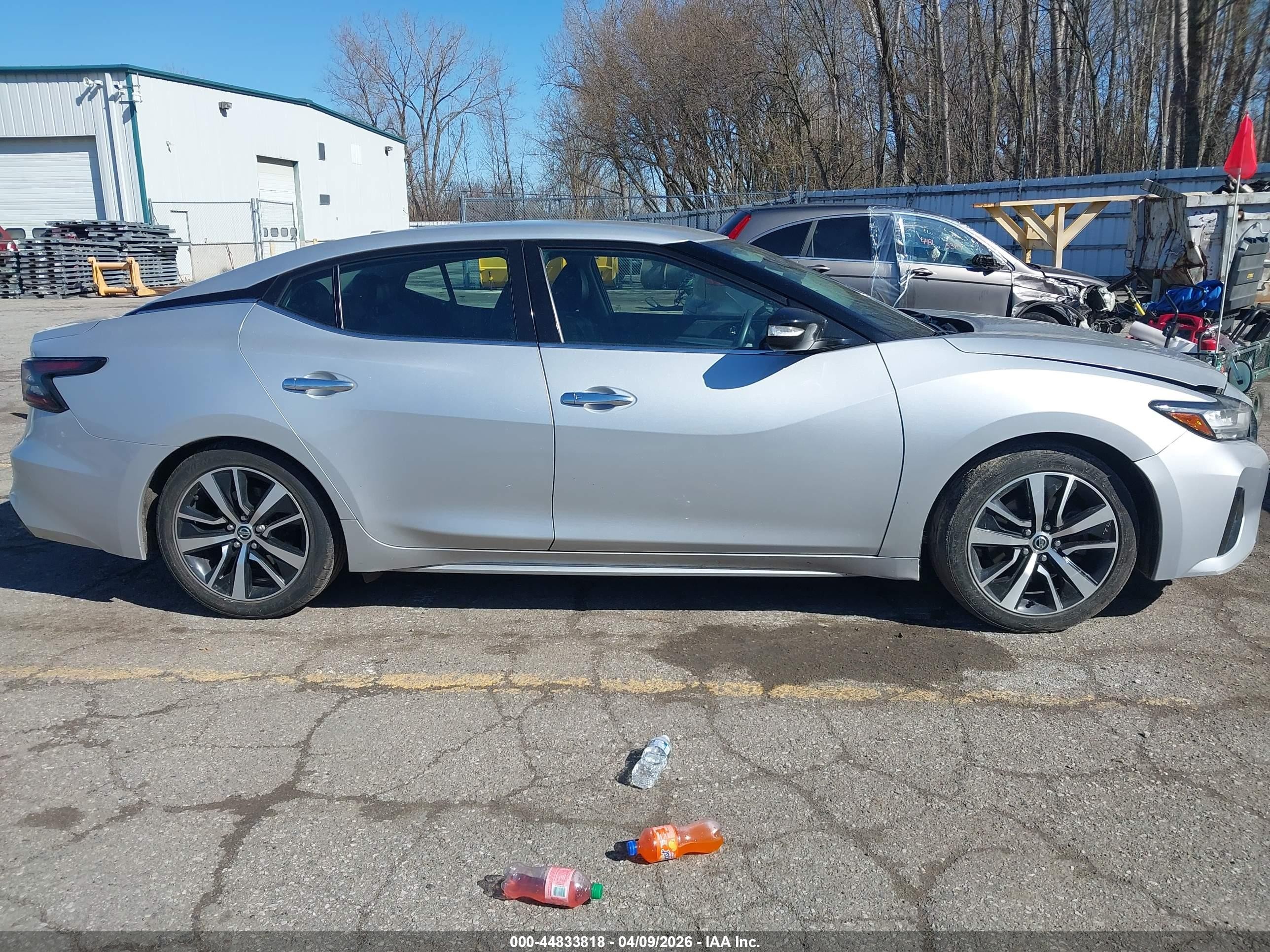 2021 Nissan Maxima Sv Xtronic Cvt Серебряный vin: 1N4AA6CV1MC513862