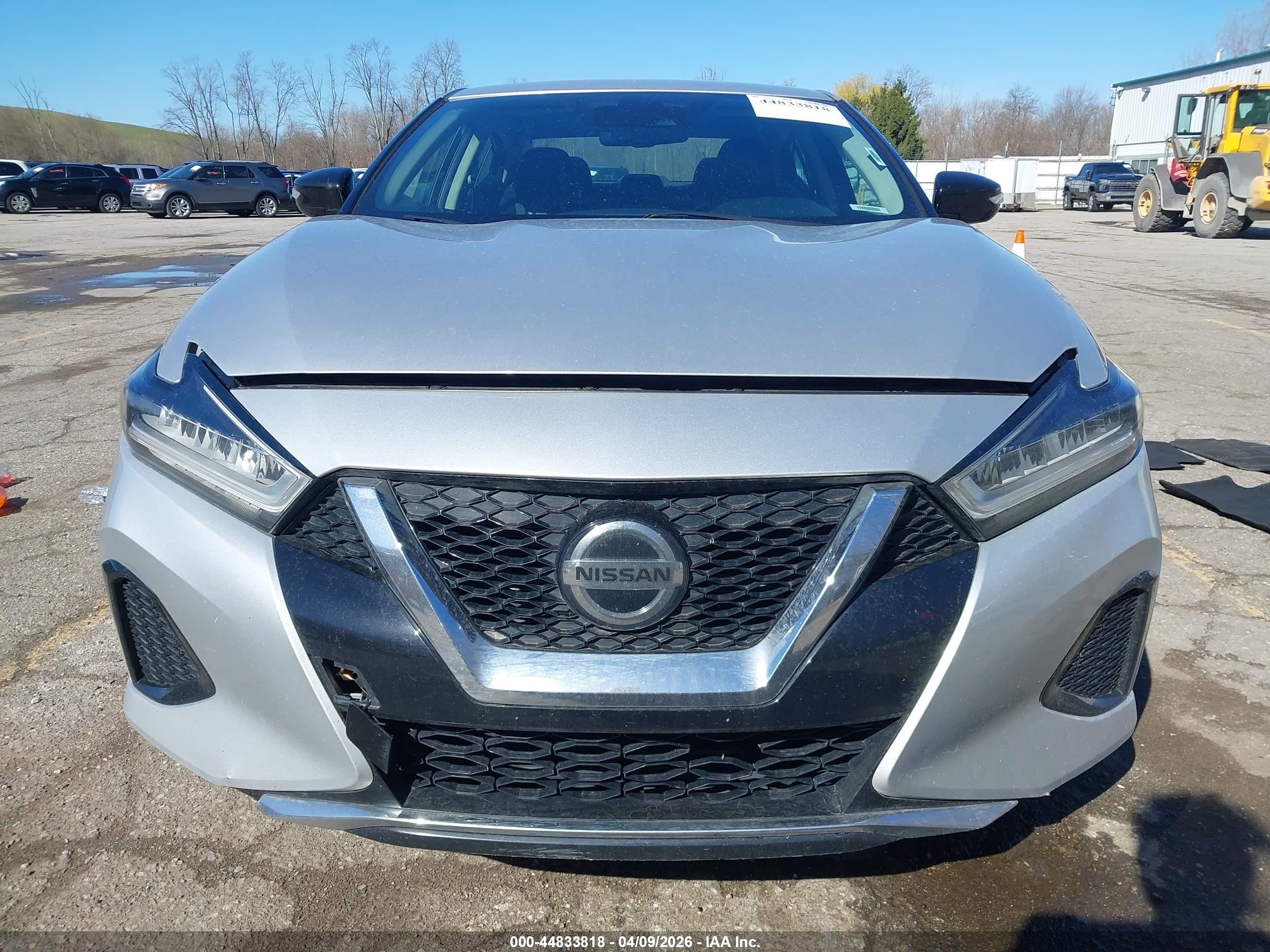2021 Nissan Maxima Sv Xtronic Cvt Серебряный vin: 1N4AA6CV1MC513862