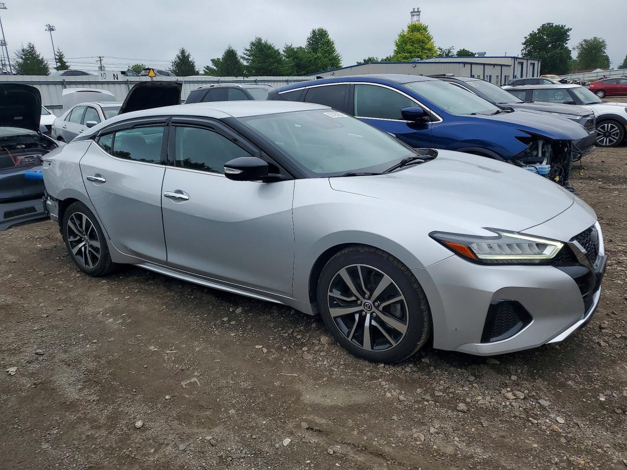 2021 Nissan Maxima Sv Silver vin: 1N4AA6CV2MC513983