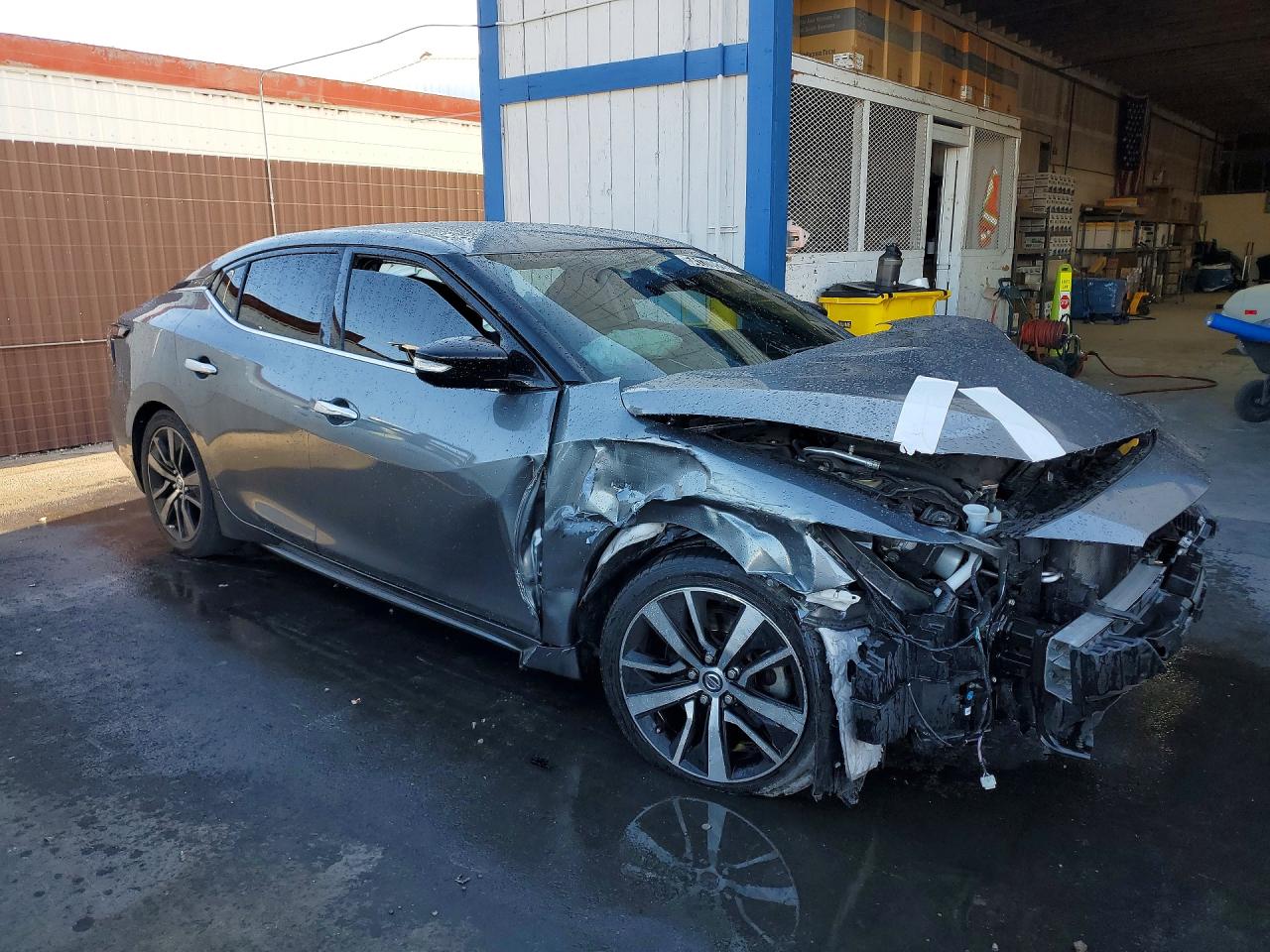 2021 Nissan Maxima Sv Gray vin: 1N4AA6CV3MC514687