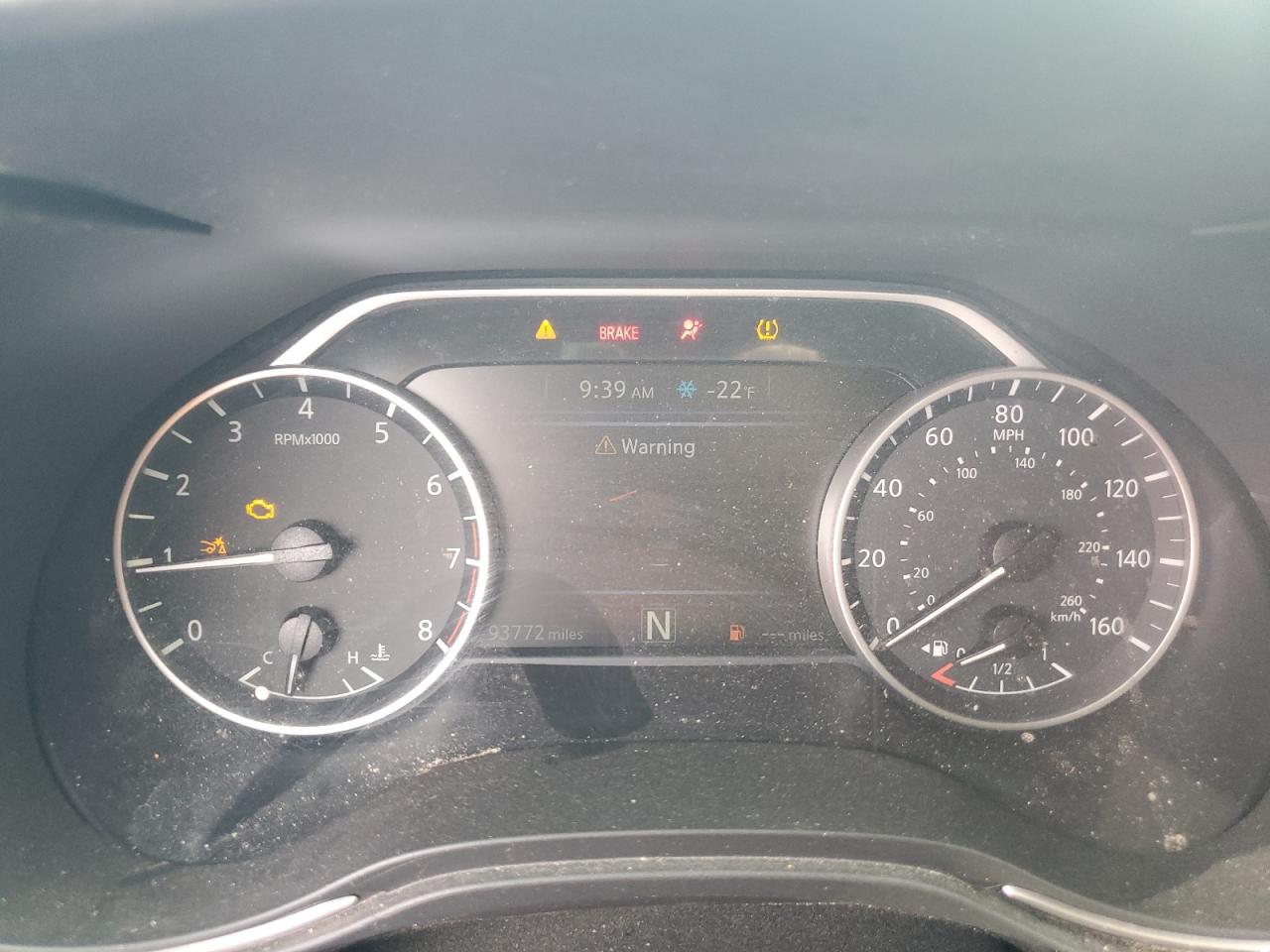 2021 Nissan Maxima Sv Gray vin: 1N4AA6CV3MC514687 Damage: Warning Light - Engine, On, Unacceptable
