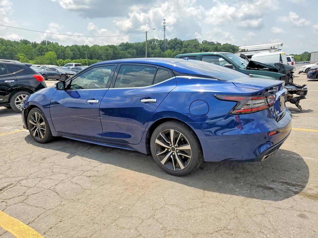 2021 Nissan Maxima Sv Blue vin: 1N4AA6CV4MC504427