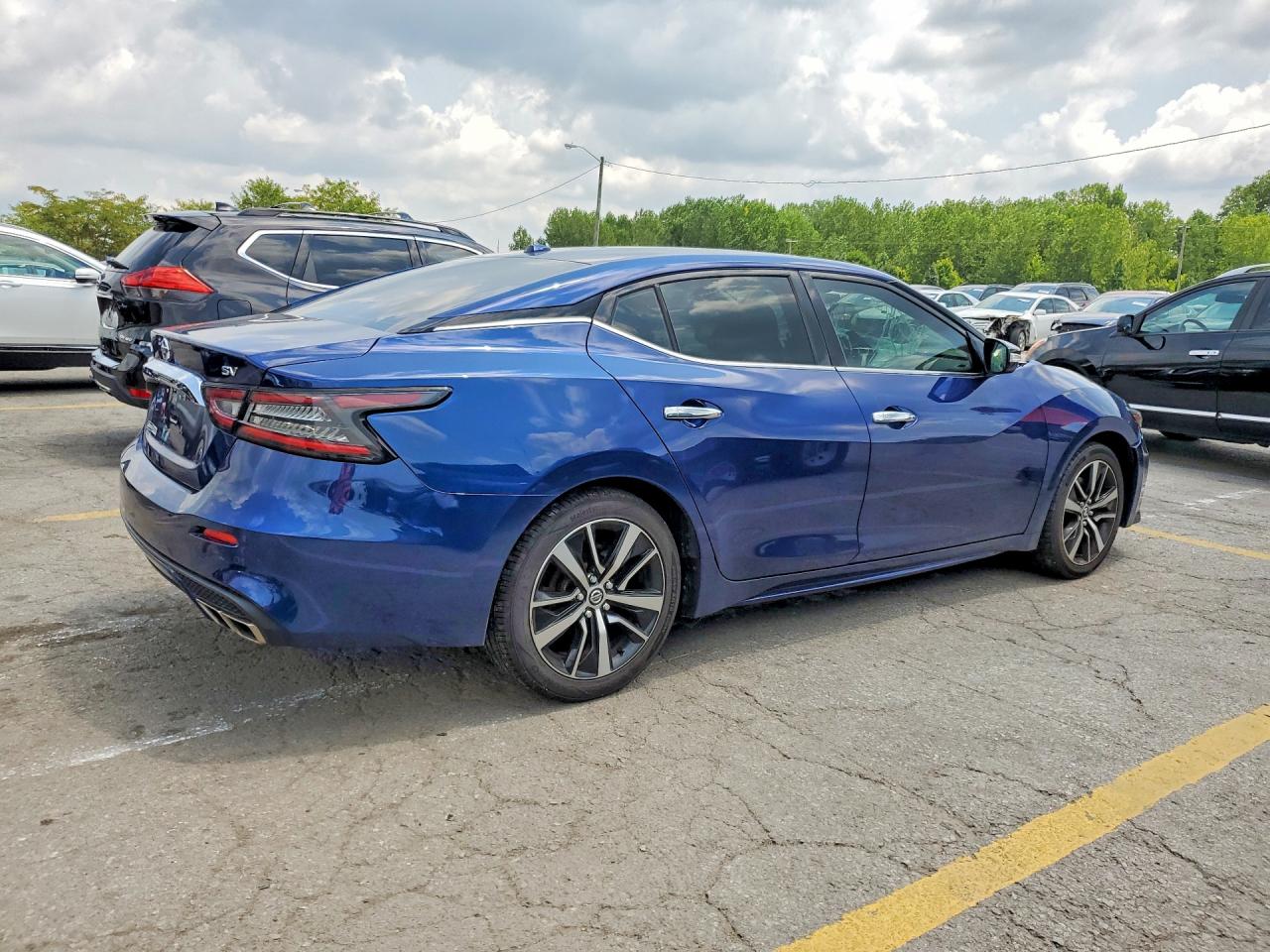 2021 Nissan Maxima Sv Blue vin: 1N4AA6CV4MC504427