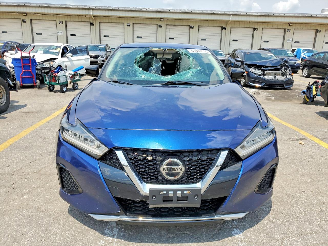 2021 Nissan Maxima Sv Blue vin: 1N4AA6CV4MC504427