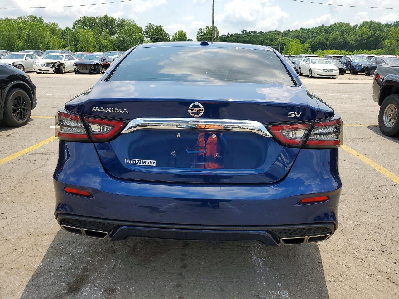 2021 Nissan Maxima Sv Blue vin: 1N4AA6CV4MC504427
