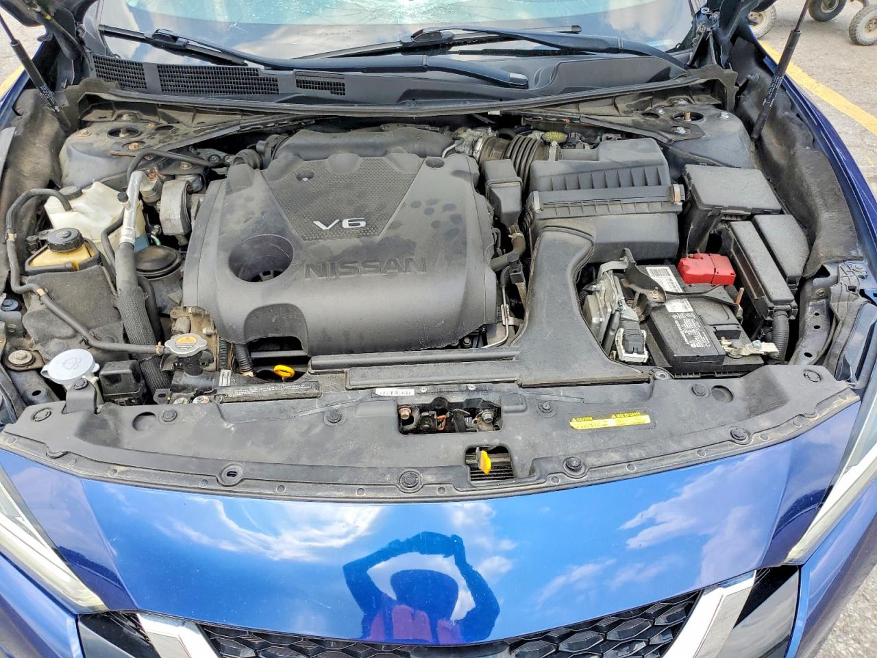 2021 Nissan Maxima Sv Blue vin: 1N4AA6CV4MC504427