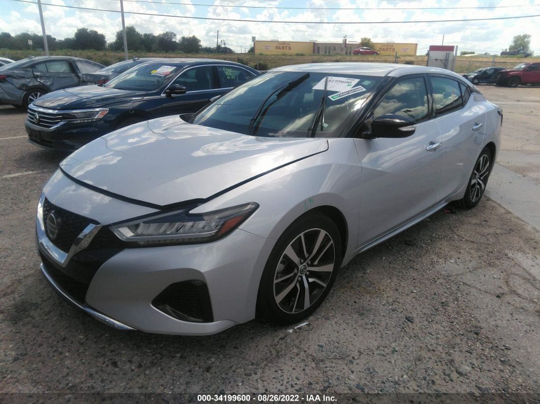 2021 Nissan Maxima Sv Silver vin: 1N4AA6CV4MC513855