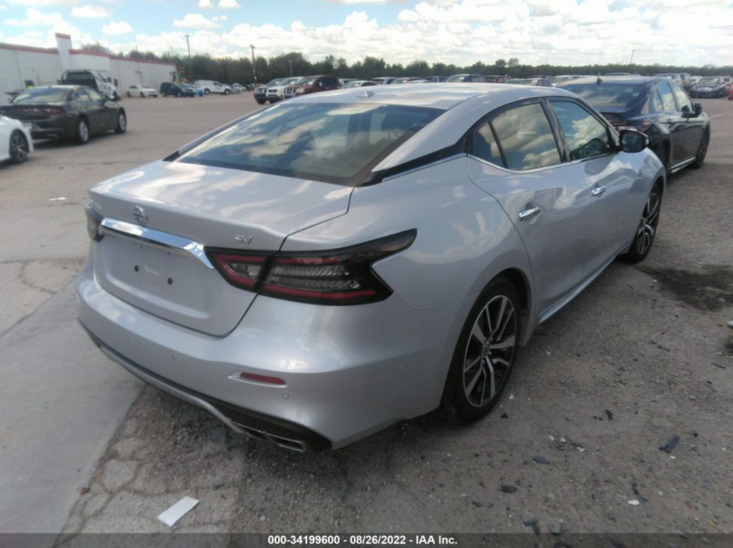 2021 Nissan Maxima Sv Silver vin: 1N4AA6CV4MC513855