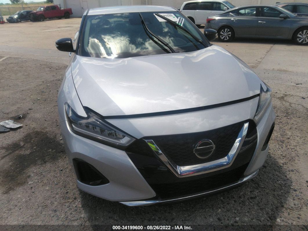 2021 Nissan Maxima Sv Silver vin: 1N4AA6CV4MC513855