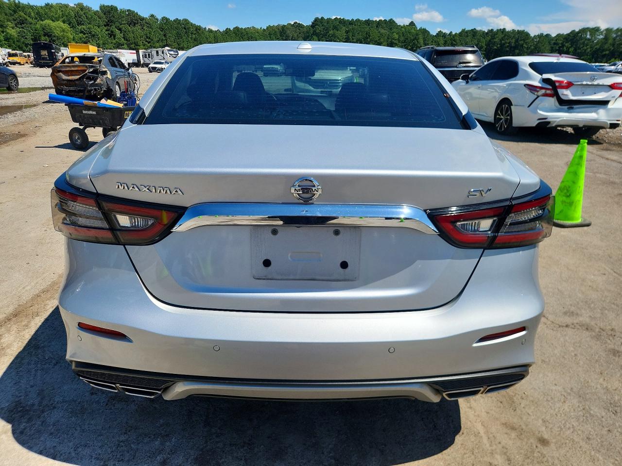 2021 Nissan Maxima Sv Silver vin: 1N4AA6CV4MC513855
