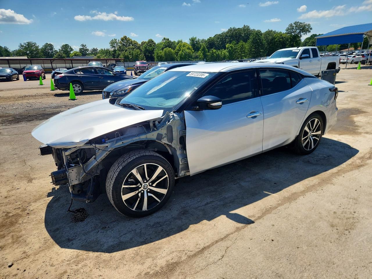 2021 Nissan Maxima Sv Silver vin: 1N4AA6CV4MC513855