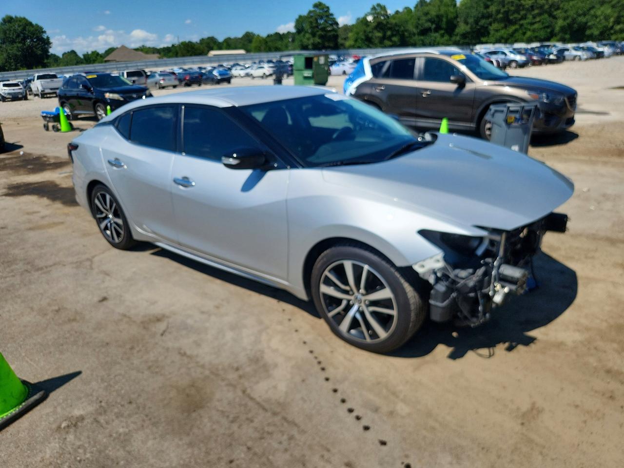 2021 Nissan Maxima Sv Silver vin: 1N4AA6CV4MC513855