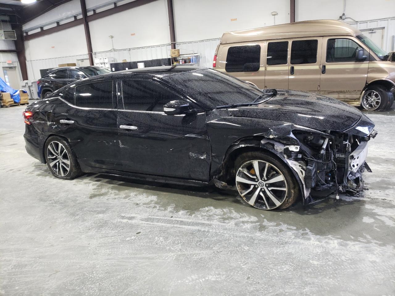 2021 Nissan Maxima Sv Black vin: 1N4AA6CV4MC514262