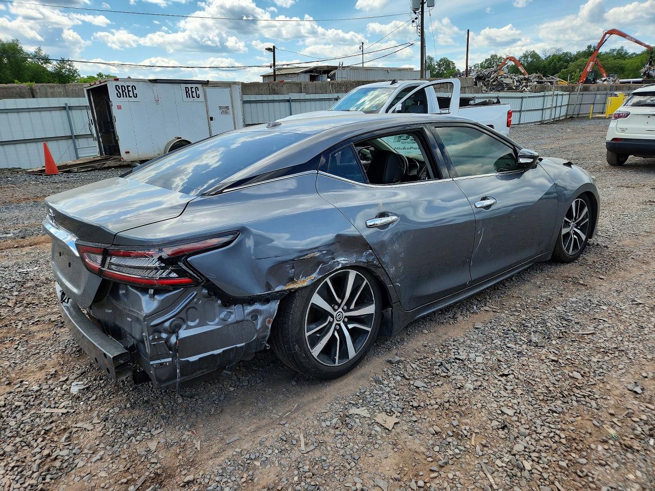 2021 Nissan Maxima Sv Gray vin: 1N4AA6CV5MC504355