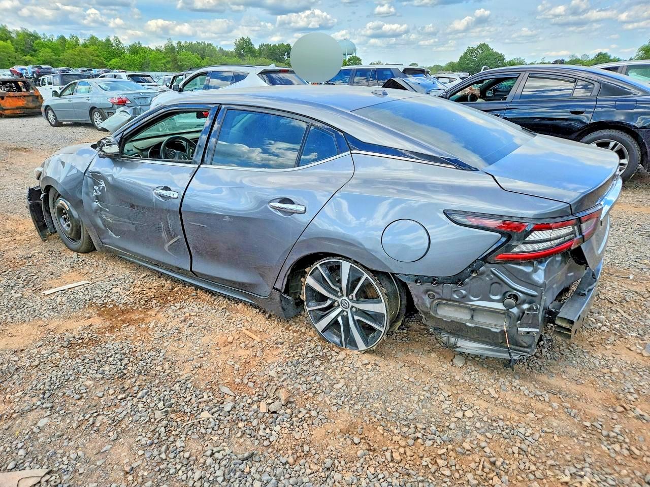 2021 Nissan Maxima Sv Gray vin: 1N4AA6CV5MC504355