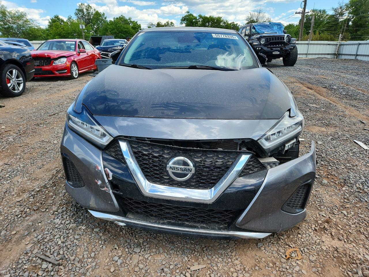 2021 Nissan Maxima Sv Gray vin: 1N4AA6CV5MC504355