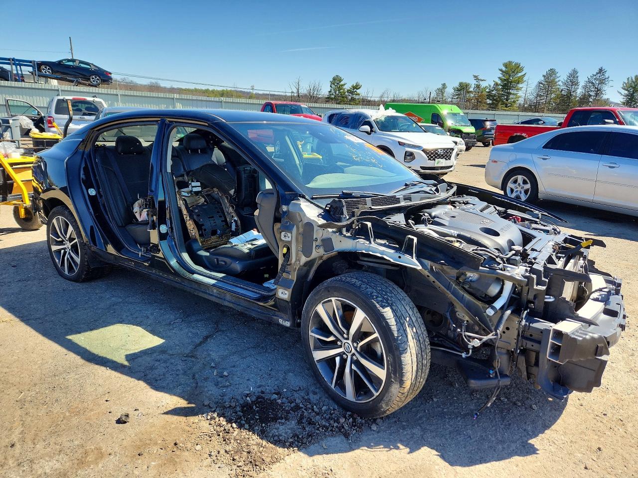 2020 Nissan Maxima Sv Black vin: 1N4AA6CV6LC378781