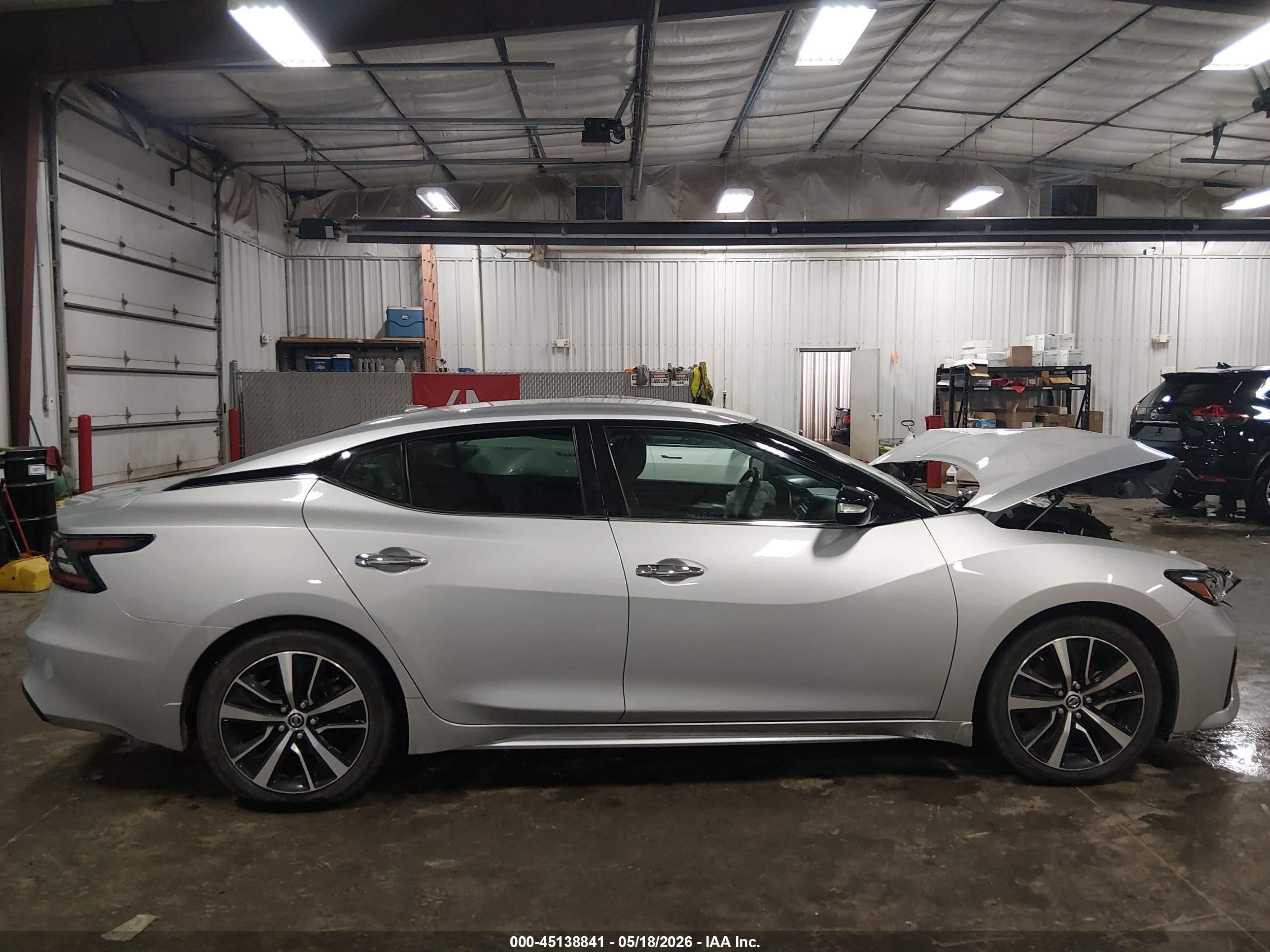 2022 Nissan Maxima Sv Xtronic Cvt Gray vin: 1N4AA6CV6NC507122