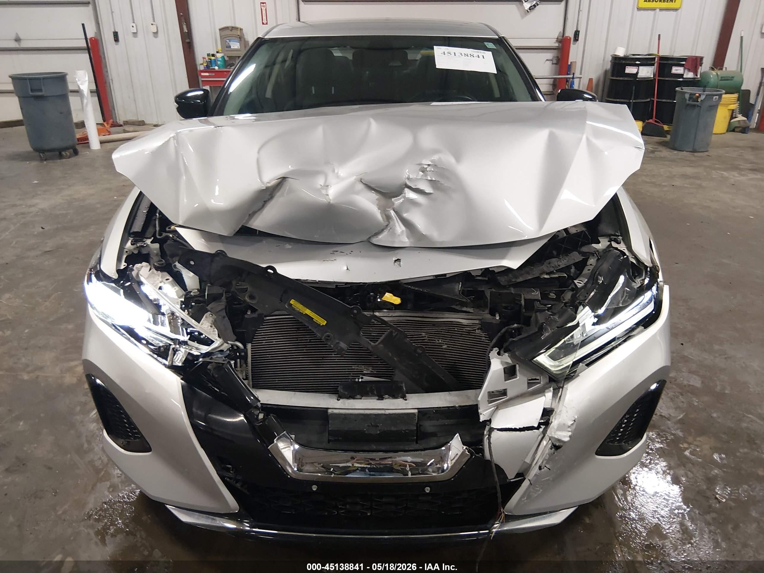 2022 Nissan Maxima Sv Xtronic Cvt Gray vin: 1N4AA6CV6NC507122