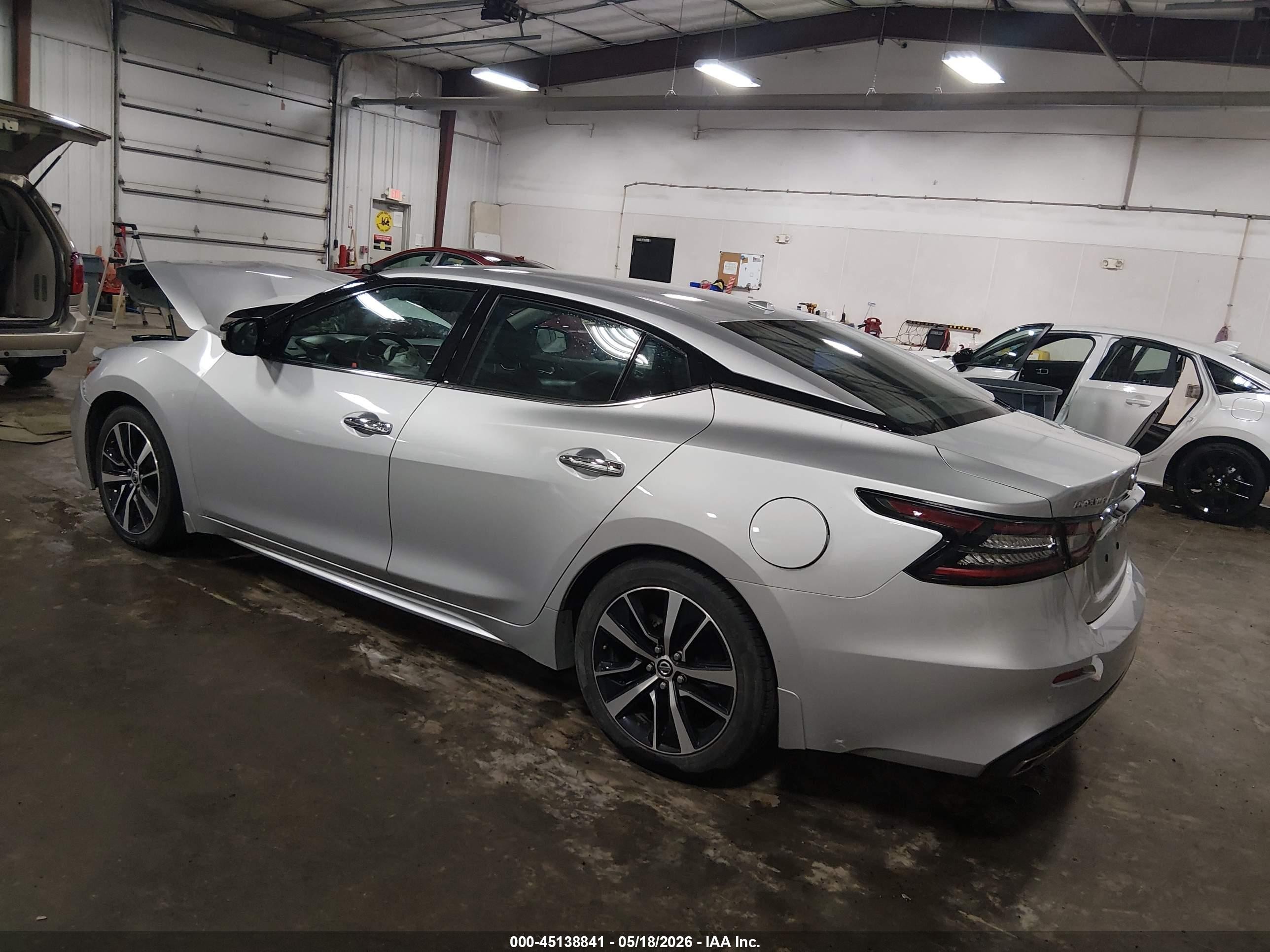 2022 Nissan Maxima Sv Xtronic Cvt Gray vin: 1N4AA6CV6NC507122