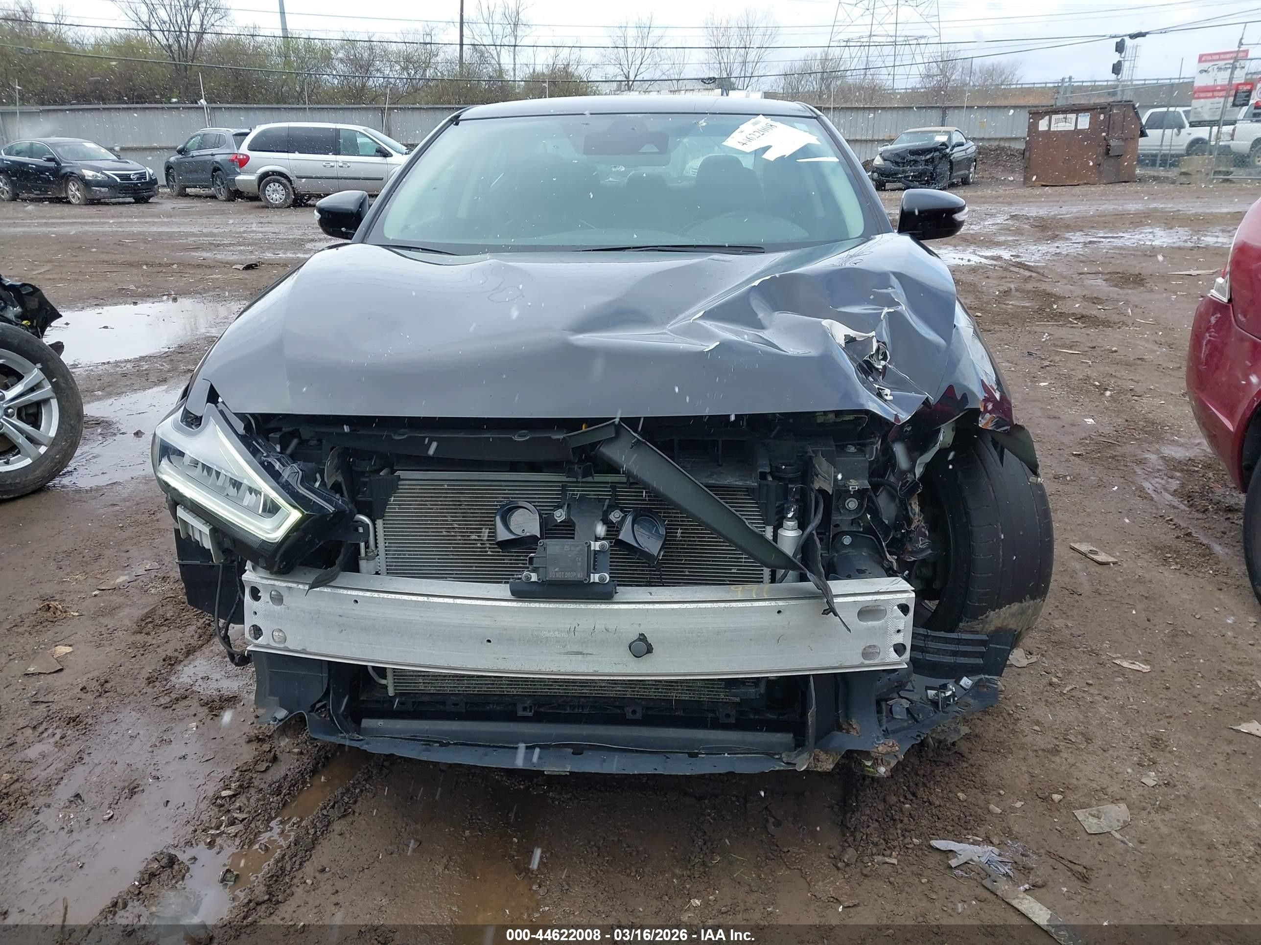 2021 Nissan Maxima Sv Xtronic Cvt Black vin: 1N4AA6CV7MC504437