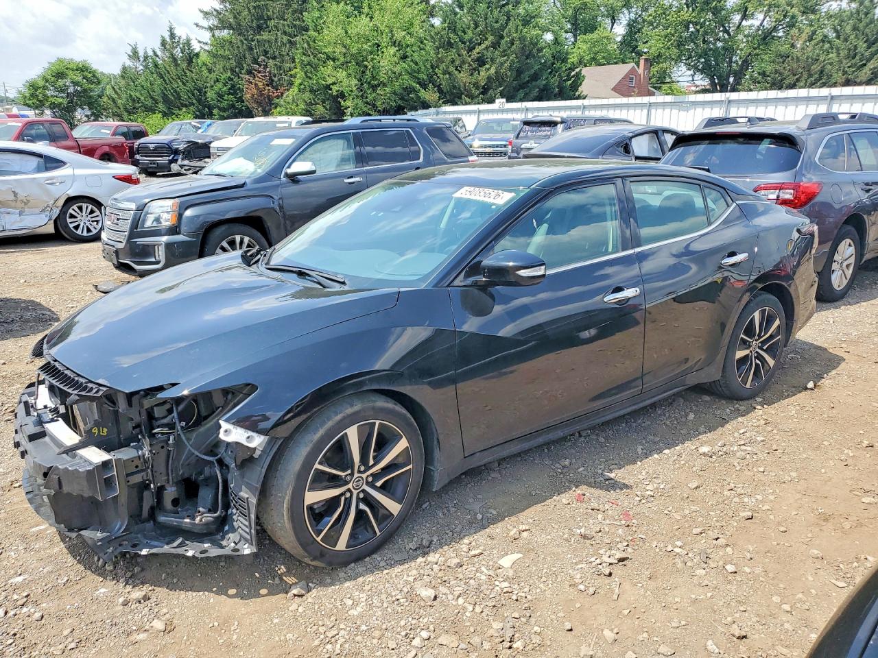 2021 Nissan Maxima Sv Black vin: 1N4AA6CV7MC508018