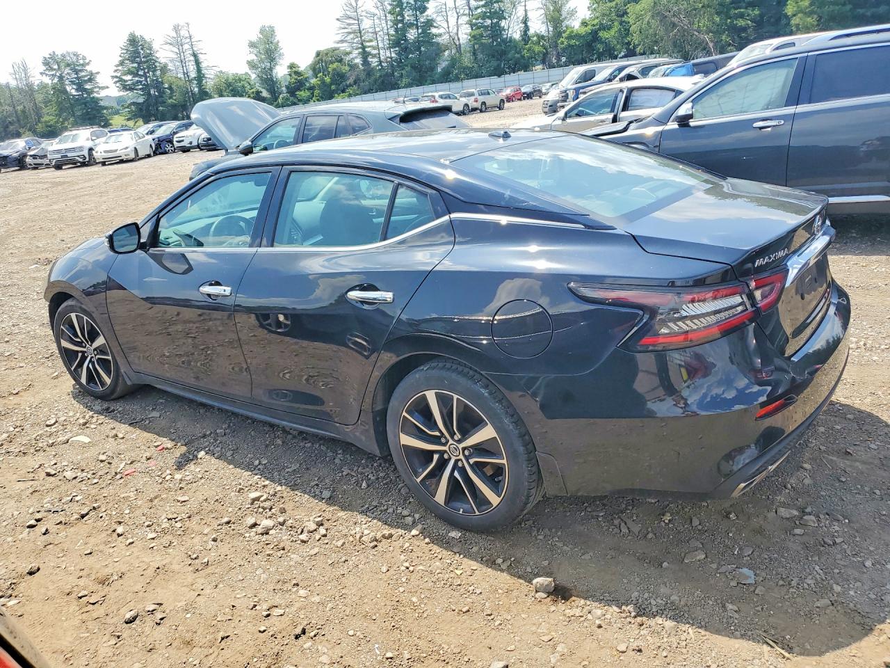 2021 Nissan Maxima Sv Black vin: 1N4AA6CV7MC508018