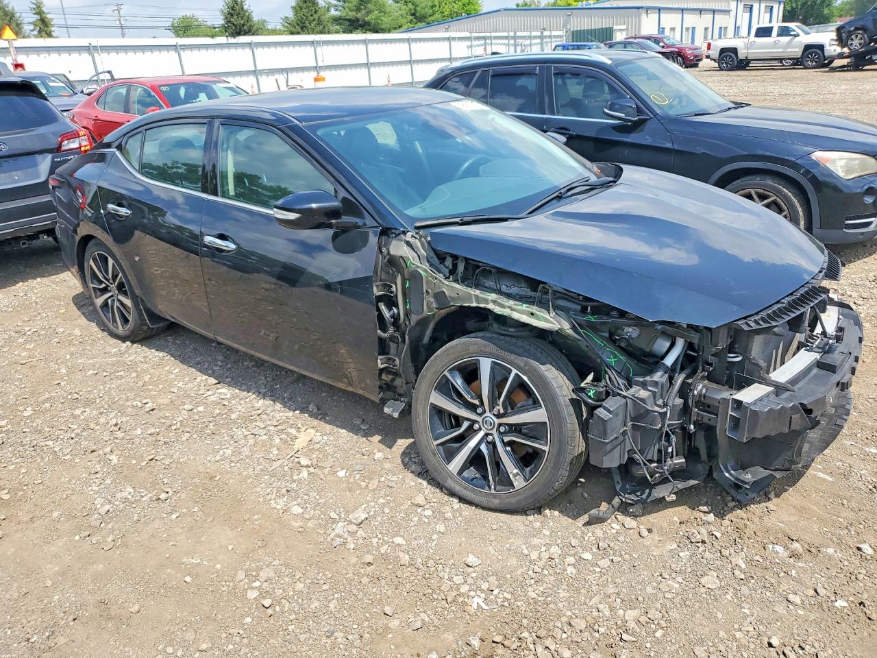 2021 Nissan Maxima Sv Black vin: 1N4AA6CV7MC508018