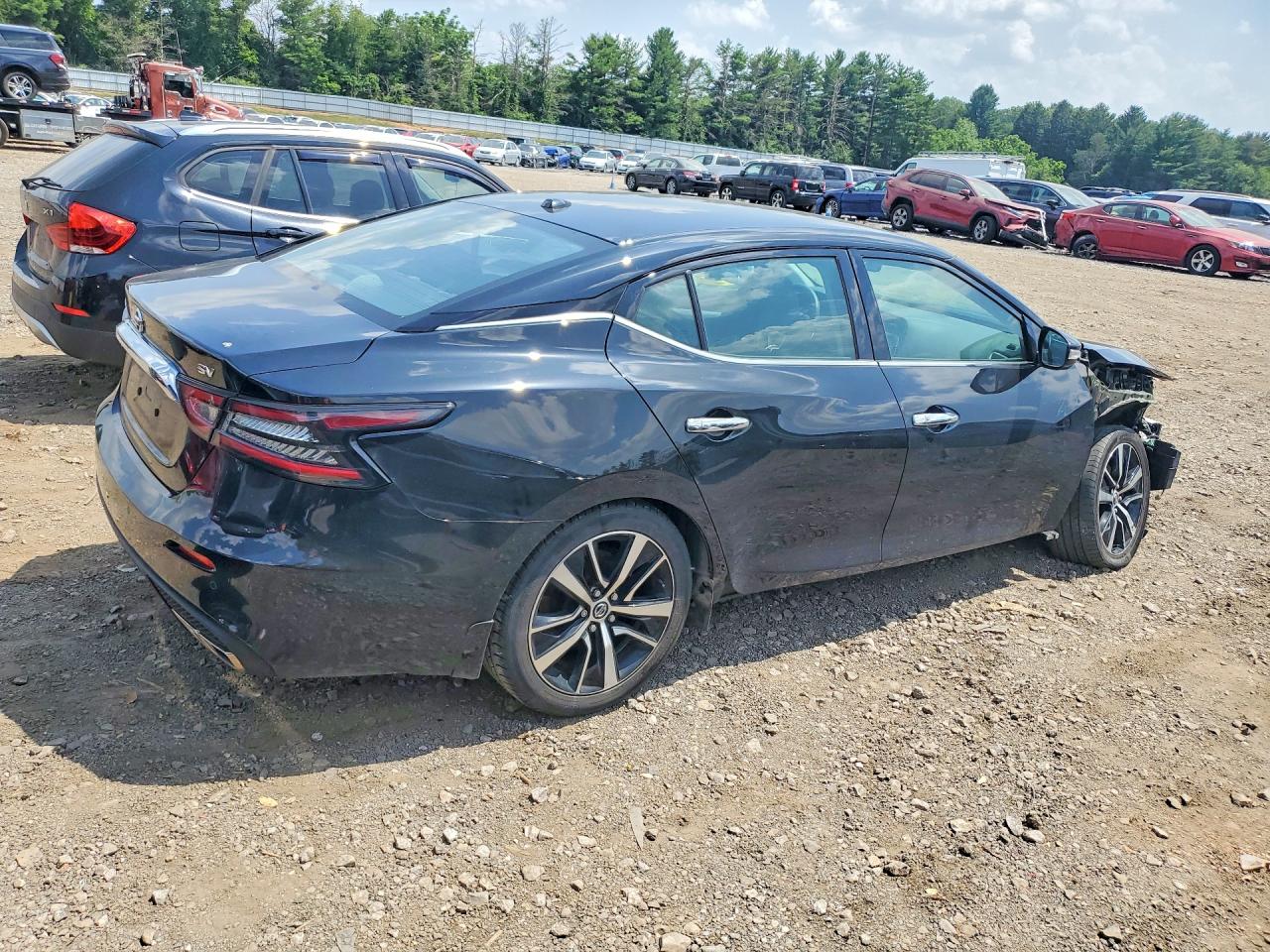 2021 Nissan Maxima Sv Black vin: 1N4AA6CV7MC508018