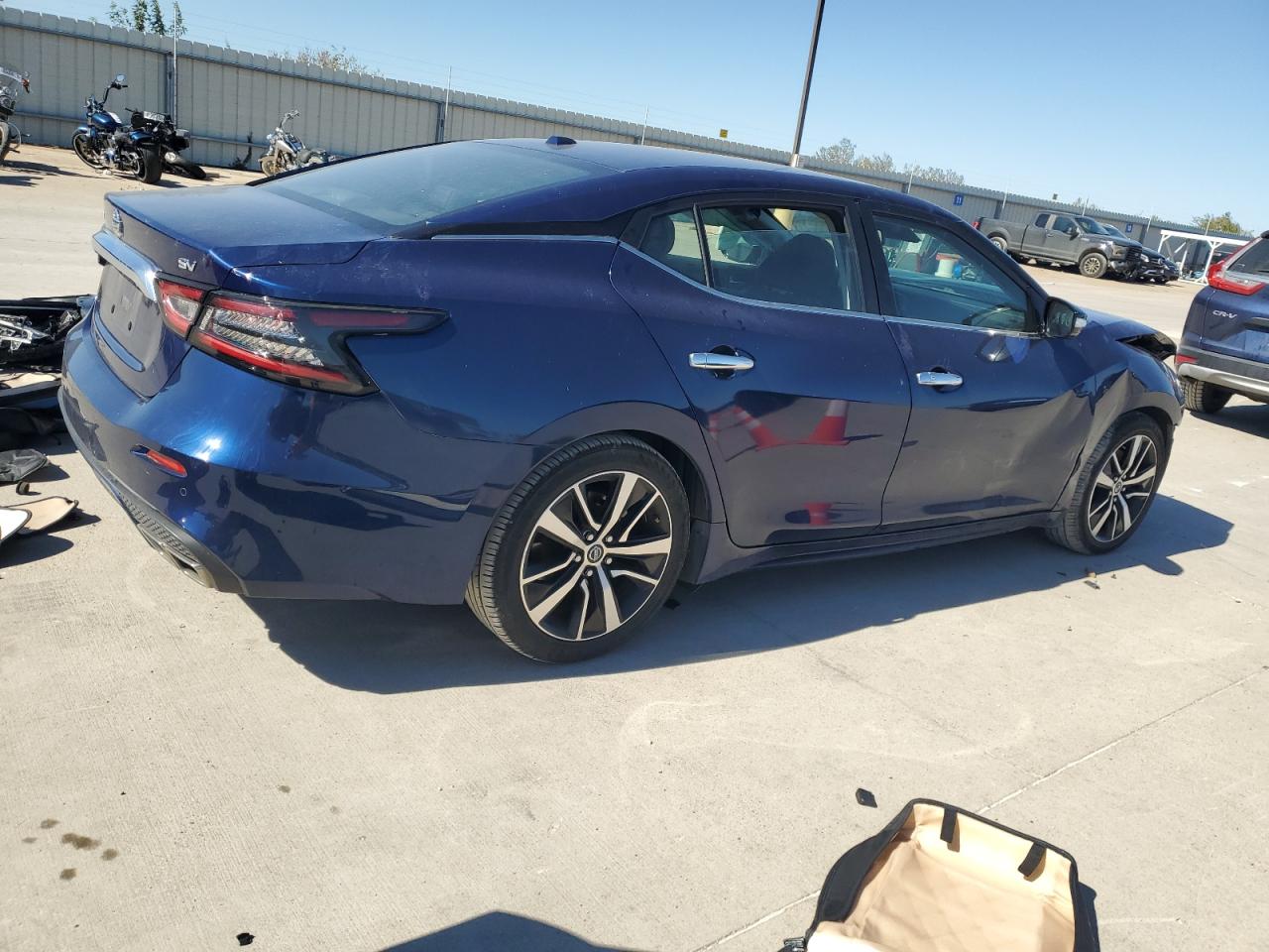 2022 Nissan Maxima Sv Blue vin: 1N4AA6CV7NC504794