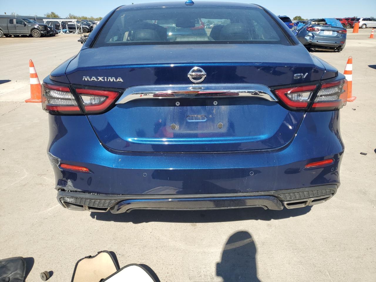 2022 Nissan Maxima Sv Blue vin: 1N4AA6CV7NC504794