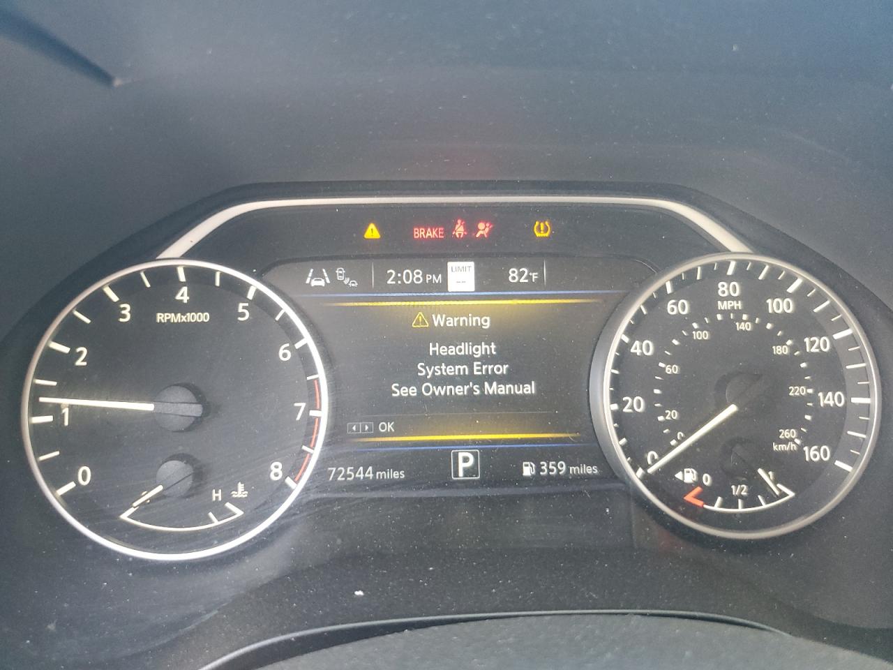 2021 Nissan Maxima Sv Серый vin: 1N4AA6CV8MC514202